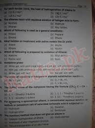 Fsc 2nd Year Chemistry Chapter 8 Notes Mcqs Short