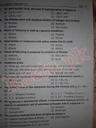 fsc 2nd year chemistry chapter 8 notes mcqs short