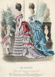 Old Rags January Fashions For Women And Girls 1874 Fashion Plates January Fashion Victorian Fashion