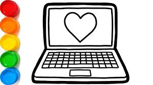 Cell phone coloring pages are a fun way for kids of all ages to develop creativity, focus, motor skills and color recognition. How To Draw Laptop For Kids Glitter Coloring Page For Kids Phone Coloring Book Youtube