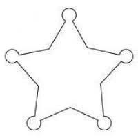 Sheriffstern Malvorlage Malvorlagencr