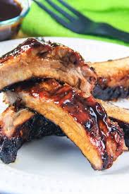 Wait for the grill to reach the temperature and then return the ribs in it. Barbecue Pork Ribs Simply Home Cooked