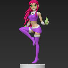 Файл 3D Hot Starfire - NSFW - The Teen Titans 🥵 ・Модель для загрузки и  3D-печати・Cults