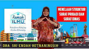 Bahasa Indonesia Menelaah Struktur Surat Pribadi Dan Surat Dinas Youtube