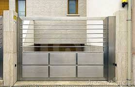 Sedangkan kaca dan besi digunakan sebagai pintu masuk ke dalam rumah dengan. Contoh Foto Desain Pintu Gerbang Minimalis