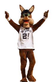 Not to fear as the spurs mascot, who was wearing a batman costume, showed up with a giant net and captured it.the mascot was ready for action because several bats flew onto the court during. Pin By Pamela Austad On San Antonio Spurs Coyote Mascot San Antonio Spurs