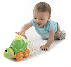 Amazon Com Fisher Price Go Baby Go Press And Crawl Turtle Toys Games