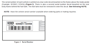 Club Car Serial Number Location Golfcartpartsdirect