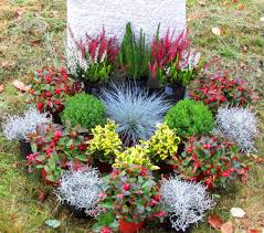 Grabbepflanzung Set Urnen Oder Einzelgrab Wechselbepflanzung Herbst Winter Grabbepflanzung Bepflanzung Grabbepflanzung Winter