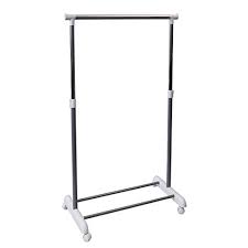 Garderobenständer, kleiderständer garderobe metall mit schuhregal 3 ablagen, freistehende garderobe kleiderständer mit 8 abnehmbaren haken für kleidung, hüte,schale,handtaschen, regenschirm, 2 ablagen Kleiderstander In Weiss