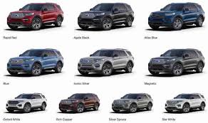 Trim prices for new 2020 ford explorer. 2021 Ford Explorer Platinum Colors Ford New Model
