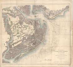 Charleston Harbor 1858 Vintage Maps In 2019 Charleston