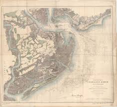 charleston harbor 1858 vintage maps in 2019 charleston