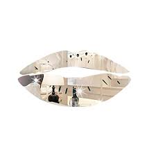 Shop mirror wall, furniture, storage & more! Dreamyth Lip Mirror Wall Decal Sticker Removable Art Mural Vinyl Home Decor Diy Silver Pricepulse