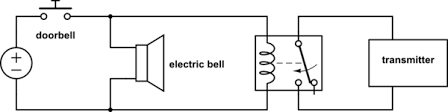 You can see the circuit diagram at the end of this article. Trigger Wireless Door Bell By Electrical Doorbell Electrical Engineering Stack Exchange