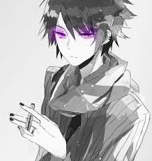 Image Result For Anime Boy Black Hair Purple Eyes Cool Anime Guys Anime Anime Guys