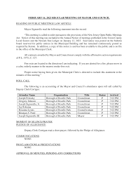 FEBRUARY 16, 2023 REGULAR MEETING OF MAYOR AND COUNCIL READING OF PUBLIC  MEETINGS LAW ARTICLE Mayor Signorello read the followin
