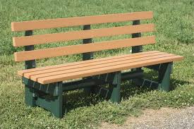 Seaside Large 6 Foot Commerical Poly Composite Bench From