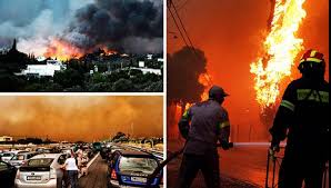 Uno dei peggiori roghi, sull'isola di samos, ha costretto al trasferimento di circa mille turisti e residenti, portati in uno stadio sportivo nella città di. Grecia MÄƒrturii Din Infern Gazeta De Italia