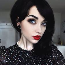 If you've got brown or black hair with a warm complexion then look for shades of red with a brown base. Red Lipsticks Dark Hair Black Eyebrows Black Hair Pale Skin Red Lips Hair Beauty Smoky Eye Hair Makeup Hair And M Jet Black Hair Hair Beauty Hair Makeup