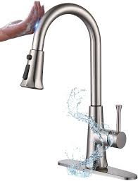 We did not find results for: Soqo Smart Touch Faucet 3 Modes Touch Kitchen Faucets With Pull Down Sprayer Hot Cold Control Brushed Nickel Kitchen Sink Faucet With Brass Body Single Handle Amazon Com