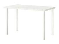 طاولة لينمون جودفين المتنقلة بيضاء ايكيا ikea table ikea ikea writing desk