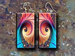 Adrianaallenllc De Oorbellen Zijn Handgemaakt Uit Polymeerklei En Het Uiteindelijke Resultaat Van Mi Polymer Clay Earrings Polymer Clay Crafts Polymer Clay Art