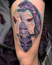 Davide Bortolami En Instagram Questa Volta Ve Lo Propongo Con Lo Sfondo Fatto Da Un Amico Per Risaltare La Ma Naruto Tattoo Anime Tattoos Japanese Tattoo