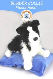 Bietet drei favoriten in form von lebensmitteln, darunter brezel, taco und sushi. Border Collie Kuscheltier Hund Kuscheltier Hund Kuscheltier Kuscheln