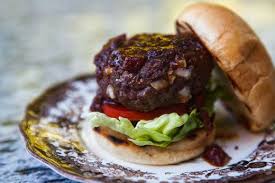 Buffalo Burger Recipe Bison Burger Simplyrecipes Com Recipe Bison Burgers Buffalo Burgers Bison Burger Recipe