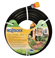 Water is then distributed evenly over the roots measuring rainfall can give you a better idea of how much you need to water your vegetable garden. Porous Soaker Hose Hozelock Ltd