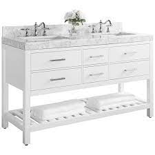 Save 5% off with code. Elizabeth 60 Nickel White Italian Marble Double Sink Vanity 1m902 Lamps Plus
