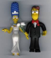 Simpsons Wedding Cake Topper For My Sister S Wedding Wedding Cake Toppers Homer And Marge Simpsons Cake