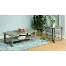 Multicolor oak brown, grey, and white finish. Benzara Coffee End Rounded Corners Set Of Two Gray Coffee Table Office Furniture Accessories Office Products Mhiberlin De