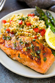 Marinated Salmon Recipe Grilled Salmon Garlic And Herb Salmon Salmon Grilling Marinade Fish Din Grilled Salmon Recipes Marinated Salmon Salmon Recipes