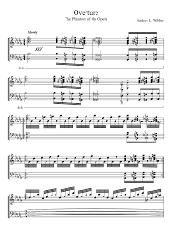 The Phantom Of The Opera Overture Phantom Of The Opera Overture Opera