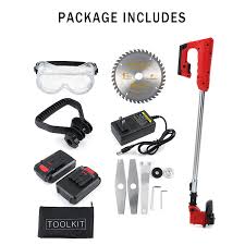 It is kitted with a big 48cm deck making it optimal for bigger yards and thanks to its big 50l lawn bag, there is no need for stopping commonly to clear it. 12v 24v Electric Lawn Mower With 2000mah Li Ion Battery Cordless Grass Trimmer Auto Release String Cutter Pruning Garden Tool Best Price 0041 Cicig