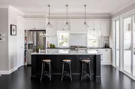 Whether hosting an impromptu baking day with the kids or serving snacks when unexpected guests arrive, this kitchen island helps you pull it together at a moment. Dark Delicacy How To Bring A Brilliant Black Island Into Your Kitchen Black Kitchen Island Minimalist Kitchen Design Kitchen Design