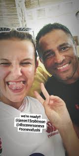 Millie siempre hincha...