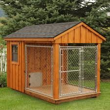 Fully Assembled 6 X 10 Ft Amish Made Dog Kennel Dog House Plans Dog Houses Dog House Diy