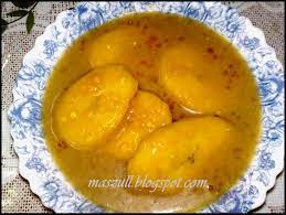 Boleh dimakan segar atau digoreng. Pengat Pisang Tanduk Mama Maszull