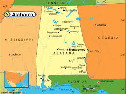 To zoom in on the alabama state road map, click or touch the plus (+) button; Alabama Base And Elevation Maps