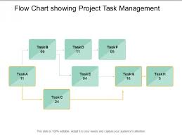 Flow Chart Showing Project Task Management Ppt Powerpoint