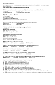 First Aid Questions And Answers For Exams The Y Guide