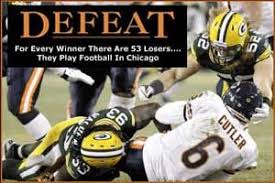 Doesn't compare to the bears fans that talk about the packers for hours. Packers Vs Bears 2011 The Rivalry Explodes Packers Football Football Funny Packers