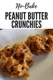 No Bake Peanut Butter Cornflake Cookies Recipe Recipes Cornflake Cookies Peanut Butter