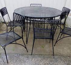 Mid century wrought iron patio chairs umanoff salterini. Salterini Antiques Garden Decor And Antiques