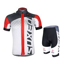 Arsuxeo Men Cycling Jersey Bike Bicycle Short Sleeves Jersey Mountain Bike Clothing Shirts