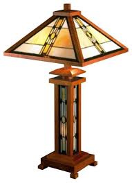 Arts And Crafts Mission Dale Tiffany Craftsman Series Tiffany Table Lamp Modern Table Lamps Tiffany Style Table Lamps Stained Glass Lamps Glass Lamp