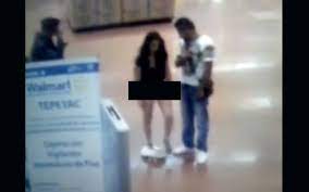 video se desnuda en Walmart Tepeyac tras se acusada de robar 